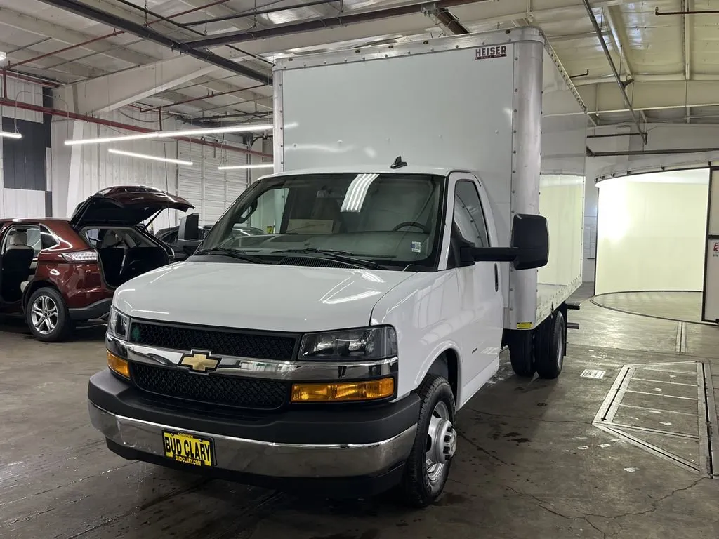 White 2024 Chevrolet Express Commercial Cutaway 3500 for sale in Auburn, WA