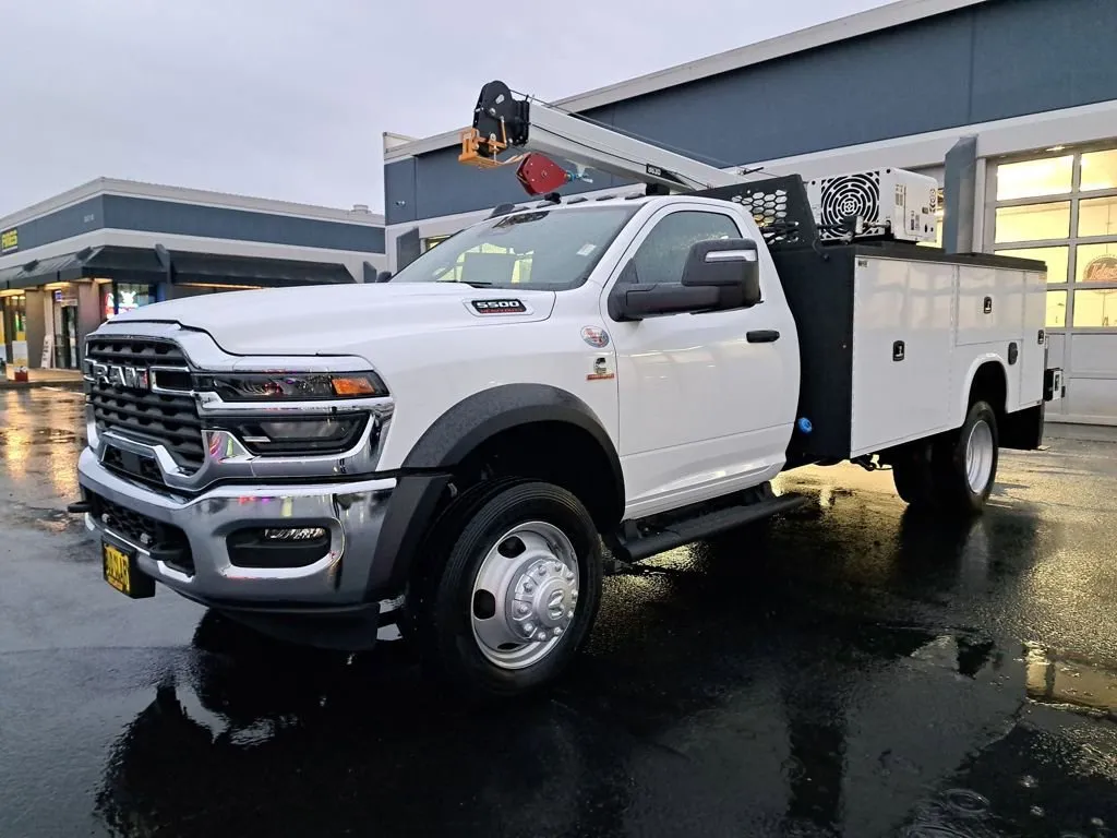 White 2026 Ram 5500 Chassis Cab Tradesman for sale in Auburn, WA