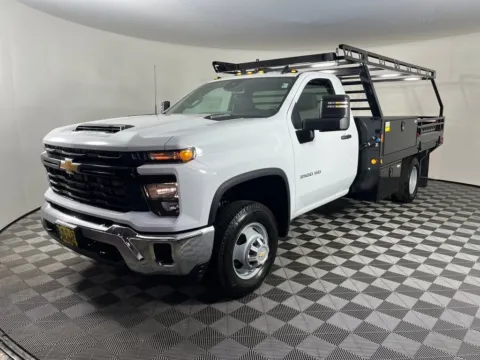 White 2025 Chevrolet Silverado 3500HD CC Work Truck for sale in Auburn, WA