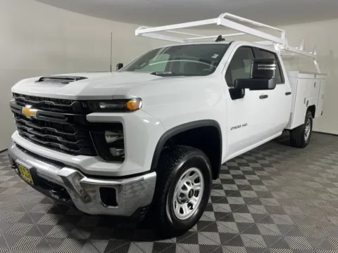 White 2025 Chevrolet Silverado 2500HD Work Truck for sale in Auburn, WA