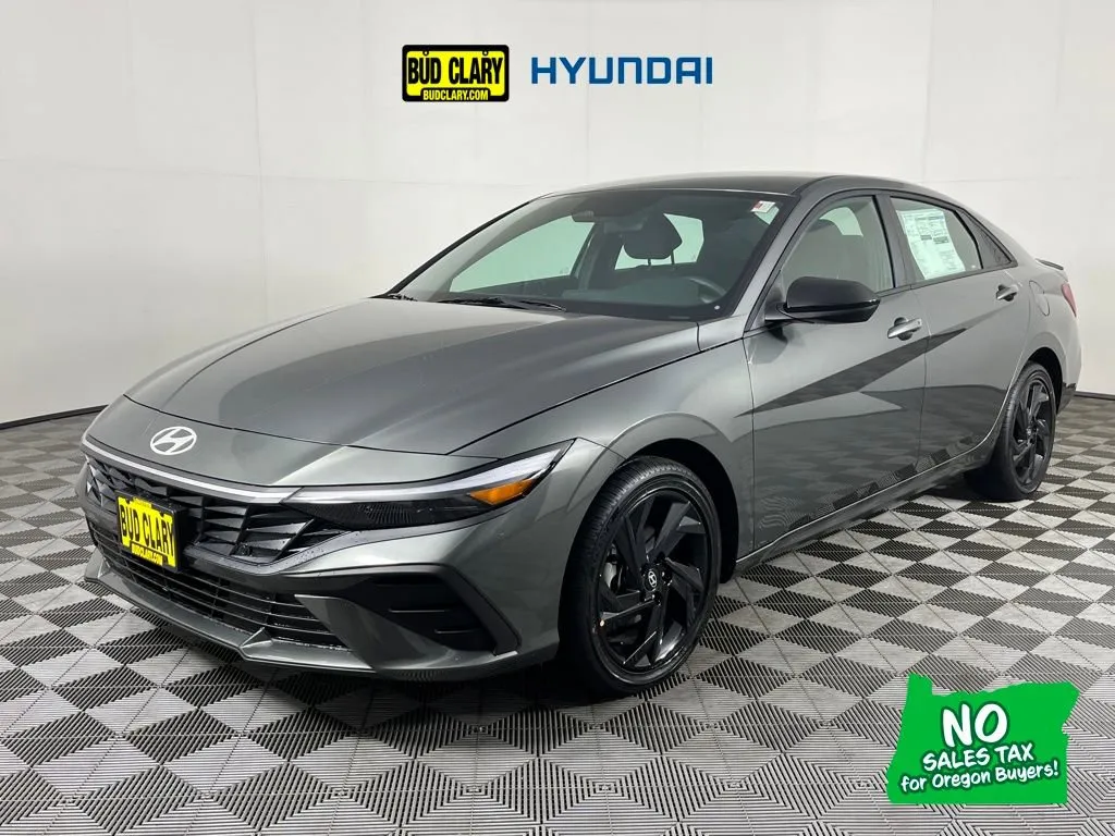 Gray 2026 Hyundai Elantra Hybrid SEL Sport for sale in Auburn, WA