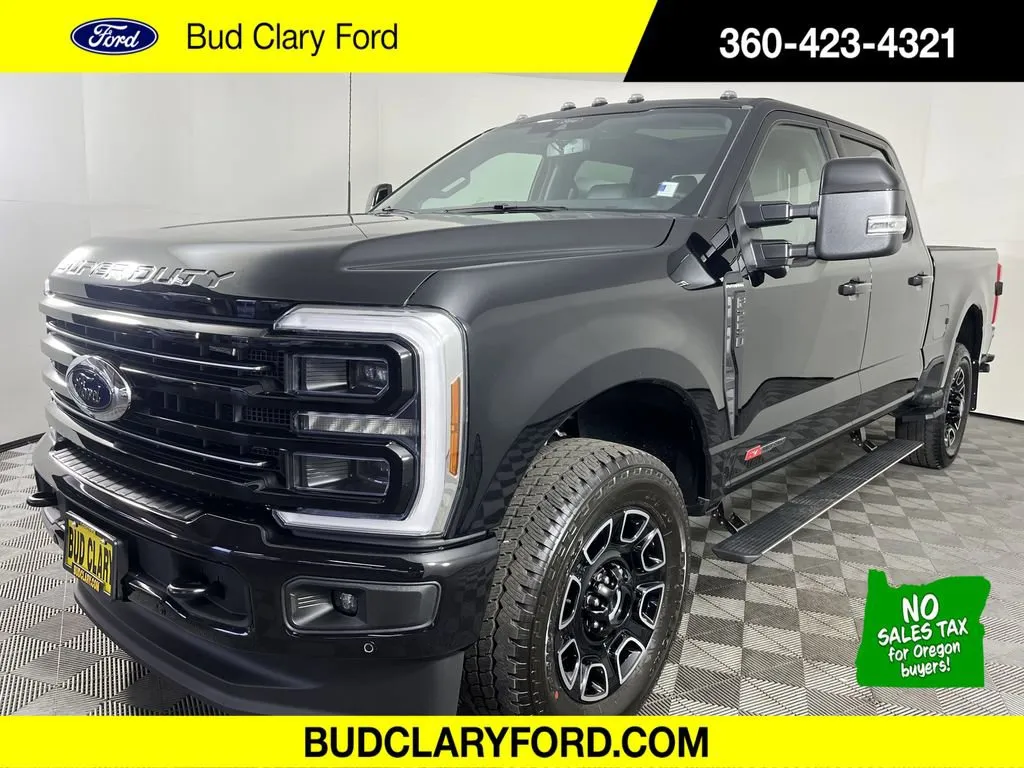 Black 2025 Ford Super Duty F-250 SRW Platinum for sale in Auburn, WA