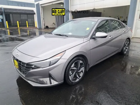 Silver 2023 Hyundai Elantra Hybrid Limited for sale in Auburn, WA