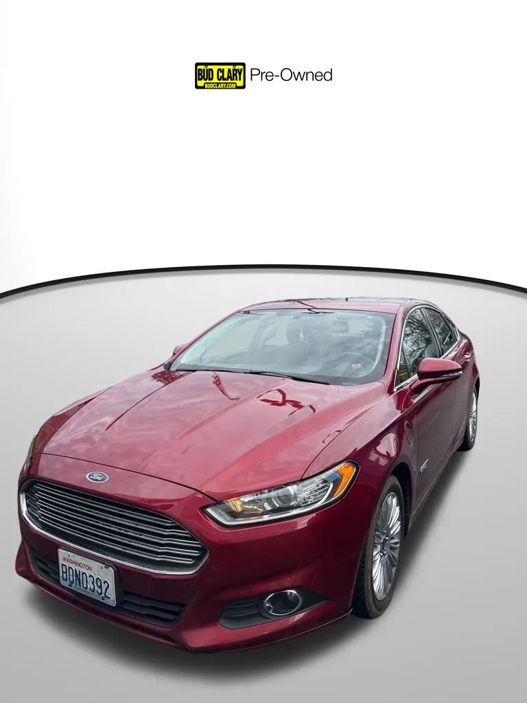 Red 2016 Ford Fusion Energi SE Luxury for sale in Auburn, WA