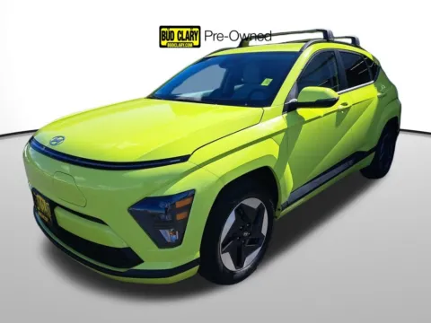Yellow 2025 Hyundai Kona Electric SEL for sale in Auburn, WA