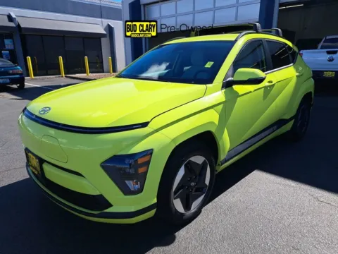 Yellow 2025 Hyundai Kona Electric SEL for sale in Auburn, WA