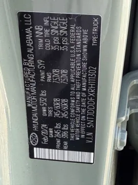 More photos of 2024 Hyundai Santa Cruz XRT at Bud Clary Auburn CDJR, WA