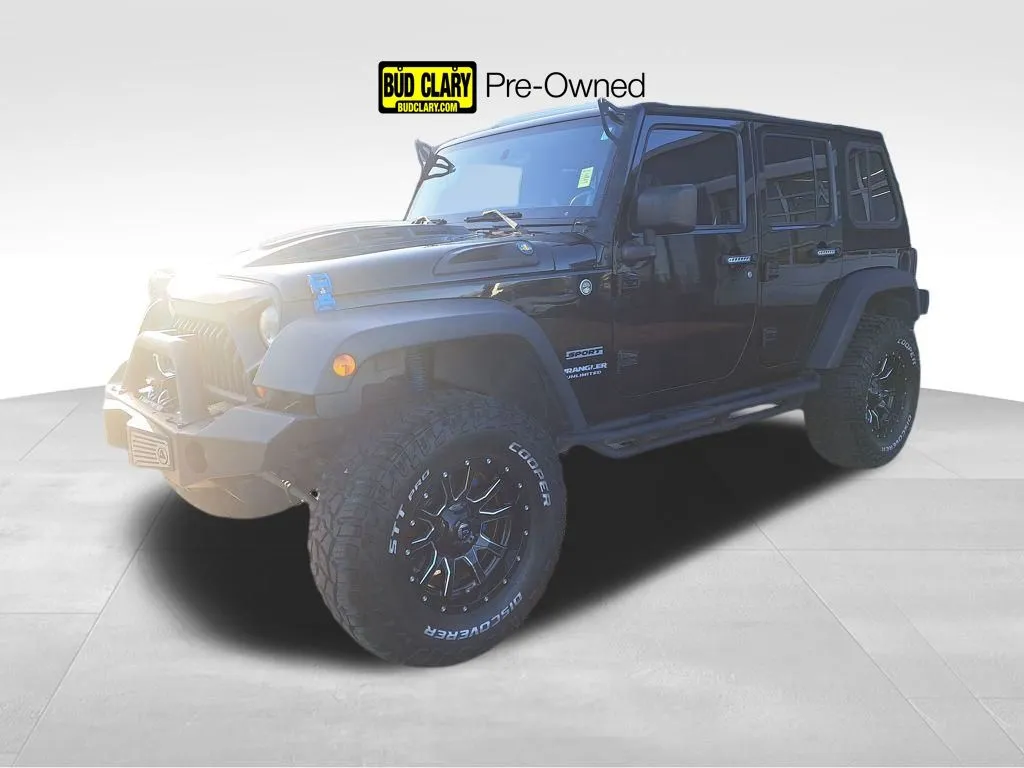 Black 2012 Jeep Wrangler Unlimited Sport for sale in Auburn, WA
