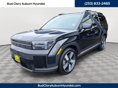 Black 2025 Hyundai Santa Fe Hybrid Limited for sale in Auburn, WA