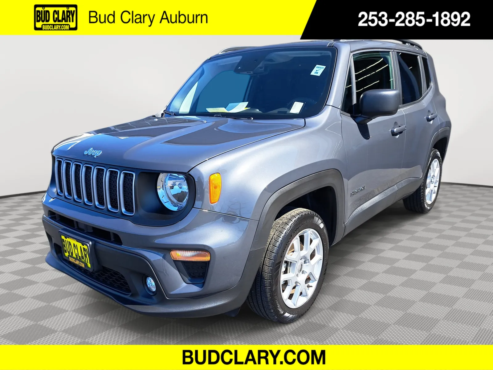 Gray 2022 Jeep Renegade Latitude for sale in Auburn, WA