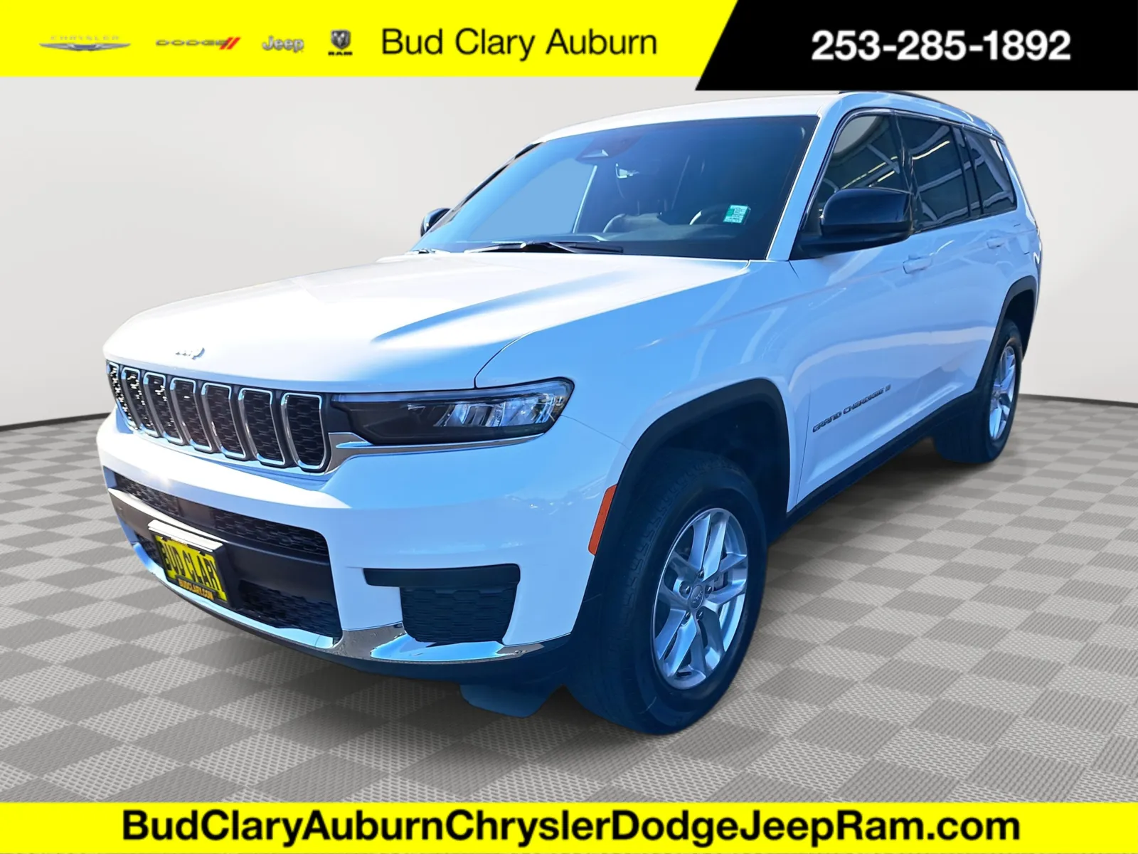 White 2025 Jeep Grand Cherokee L Laredo for sale in Auburn, WA