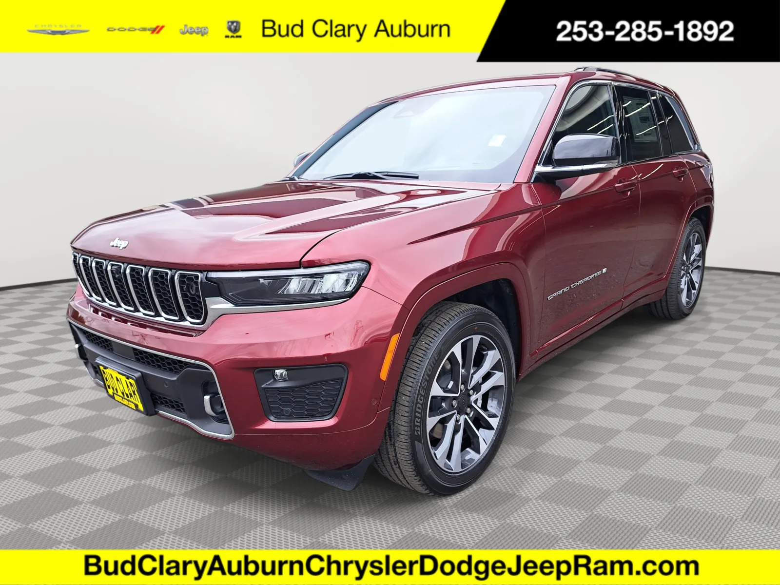 Red 2025 Jeep Grand Cherokee Overland for sale in Auburn, WA