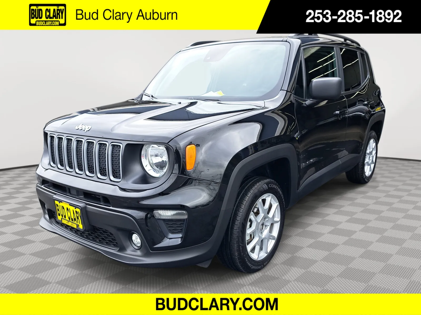 Black 2022 Jeep Renegade Latitude for sale in Auburn, WA