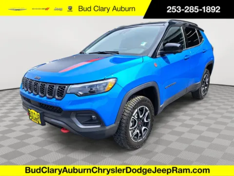 Blue 2025 Jeep Compass Trailhawk for sale in Auburn, WA