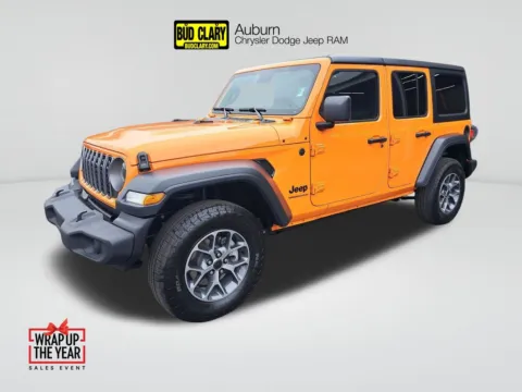Orange 2025 Jeep Wrangler Sport S for sale in Auburn, WA