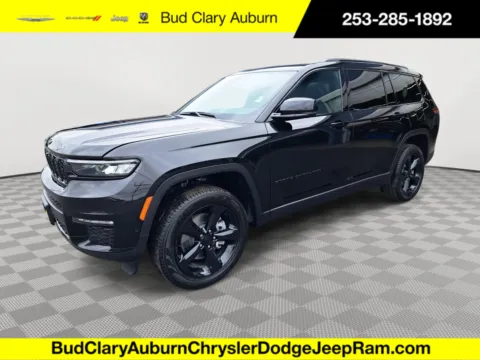 Black 2025 Jeep Grand Cherokee L Limited for sale in Auburn, WA