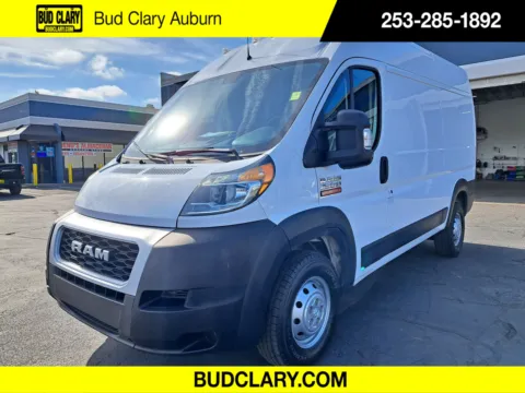 White 2020 Ram ProMaster Cargo Van High Roof for sale in Auburn, WA