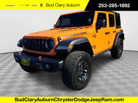 Orange 2025 Jeep Wrangler Rubicon for sale in Auburn, WA