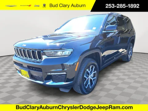 Black 2025 Jeep Grand Cherokee L Limited for sale in Auburn, WA