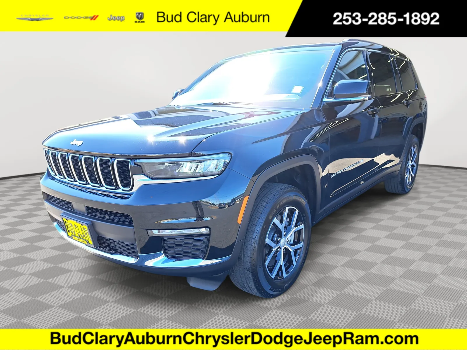 Black 2025 Jeep Grand Cherokee L Limited for sale in Auburn, WA