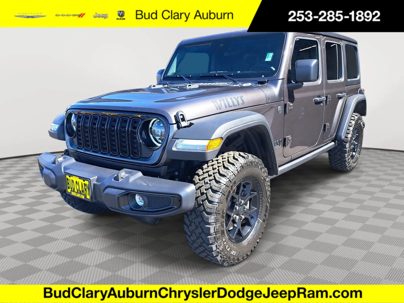 Gray 2025 Jeep Wrangler Willys for sale in Auburn, WA