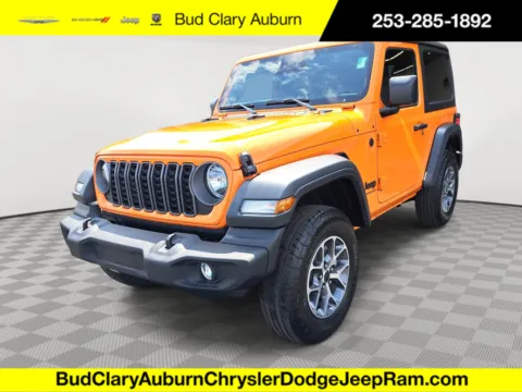 Orange 2025 Jeep Wrangler Sport S for sale in Auburn, WA