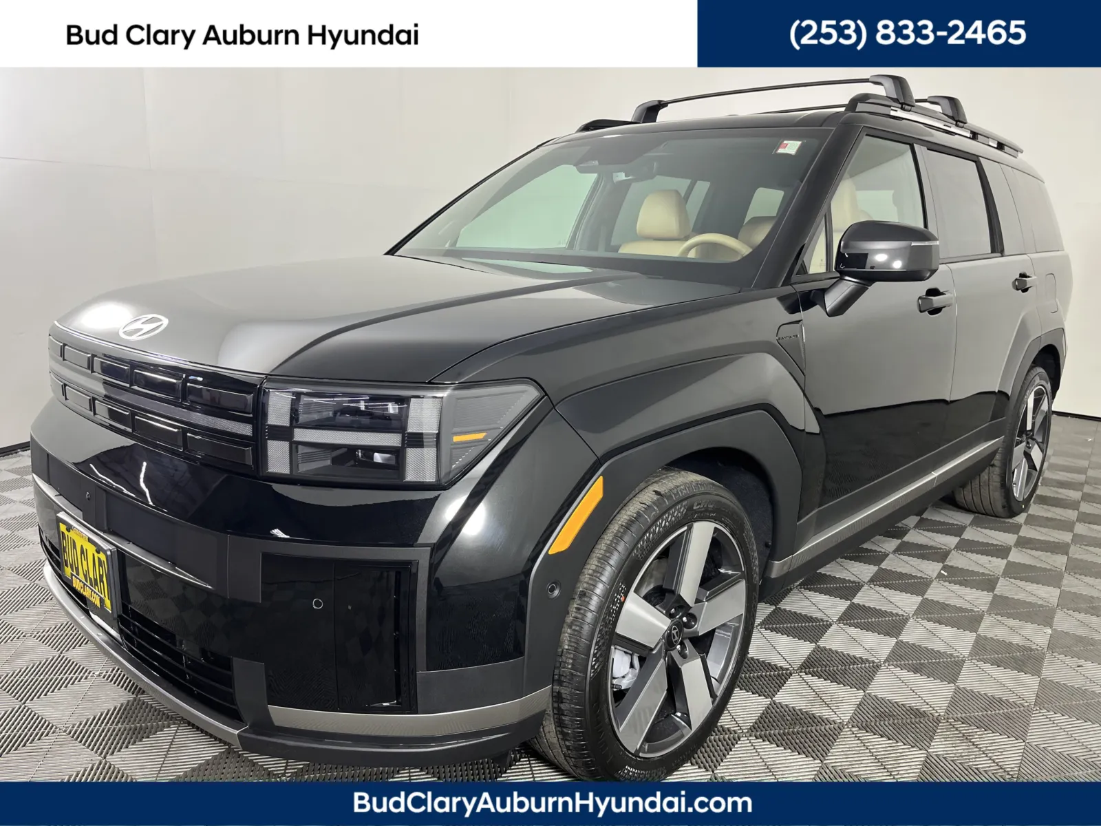 Black 2025 Hyundai Santa Fe Hybrid Limited for sale in Auburn, WA