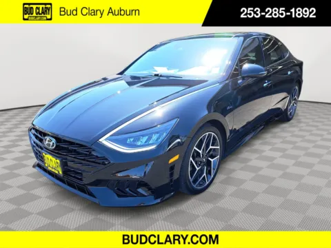 Black 2021 Hyundai Sonata N Line for sale in Auburn, WA