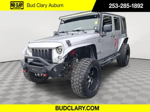 Silver 2016 Jeep Wrangler Unlimited Sahara for sale in Auburn, WA