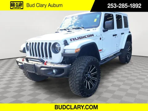 White 2020 Jeep Wrangler Unlimited Rubicon for sale in Auburn, WA