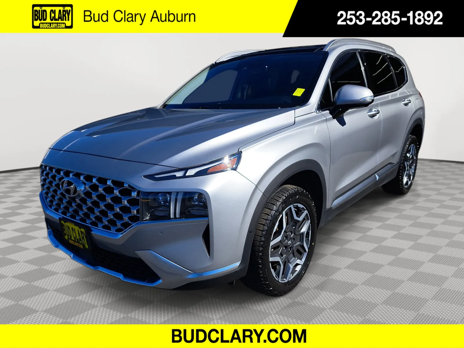 Silver 2022 Hyundai Santa Fe Limited for sale in Auburn, WA