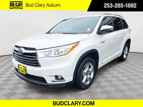 Red 2016 Toyota Highlander Hybrid for sale in Auburn, WA