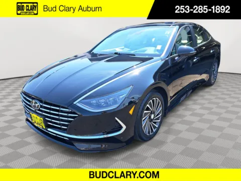 Black 2023 Hyundai Sonata Hybrid Limited for sale in Auburn, WA