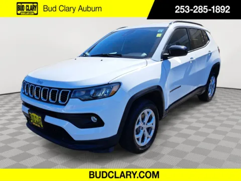 White 2024 Jeep Compass Latitude for sale in Auburn, WA
