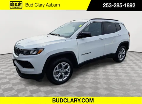 White 2024 Jeep Compass Latitude for sale in Auburn, WA