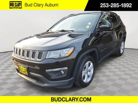 Black 2019 Jeep Compass Latitude for sale in Auburn, WA