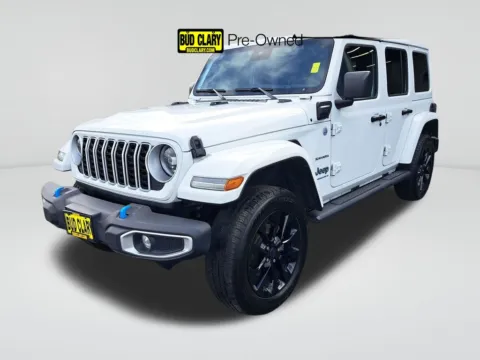 White 2024 Jeep Wrangler Sahara 4xe for sale in Auburn, WA