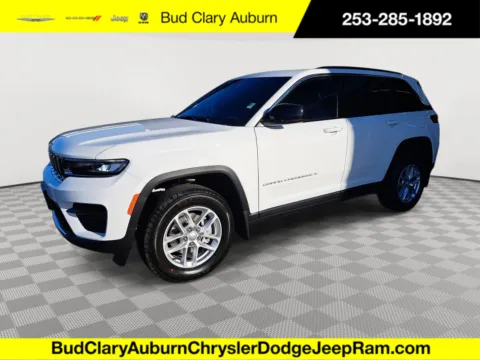 White 2025 Jeep Grand Cherokee Laredo X for sale in Auburn, WA