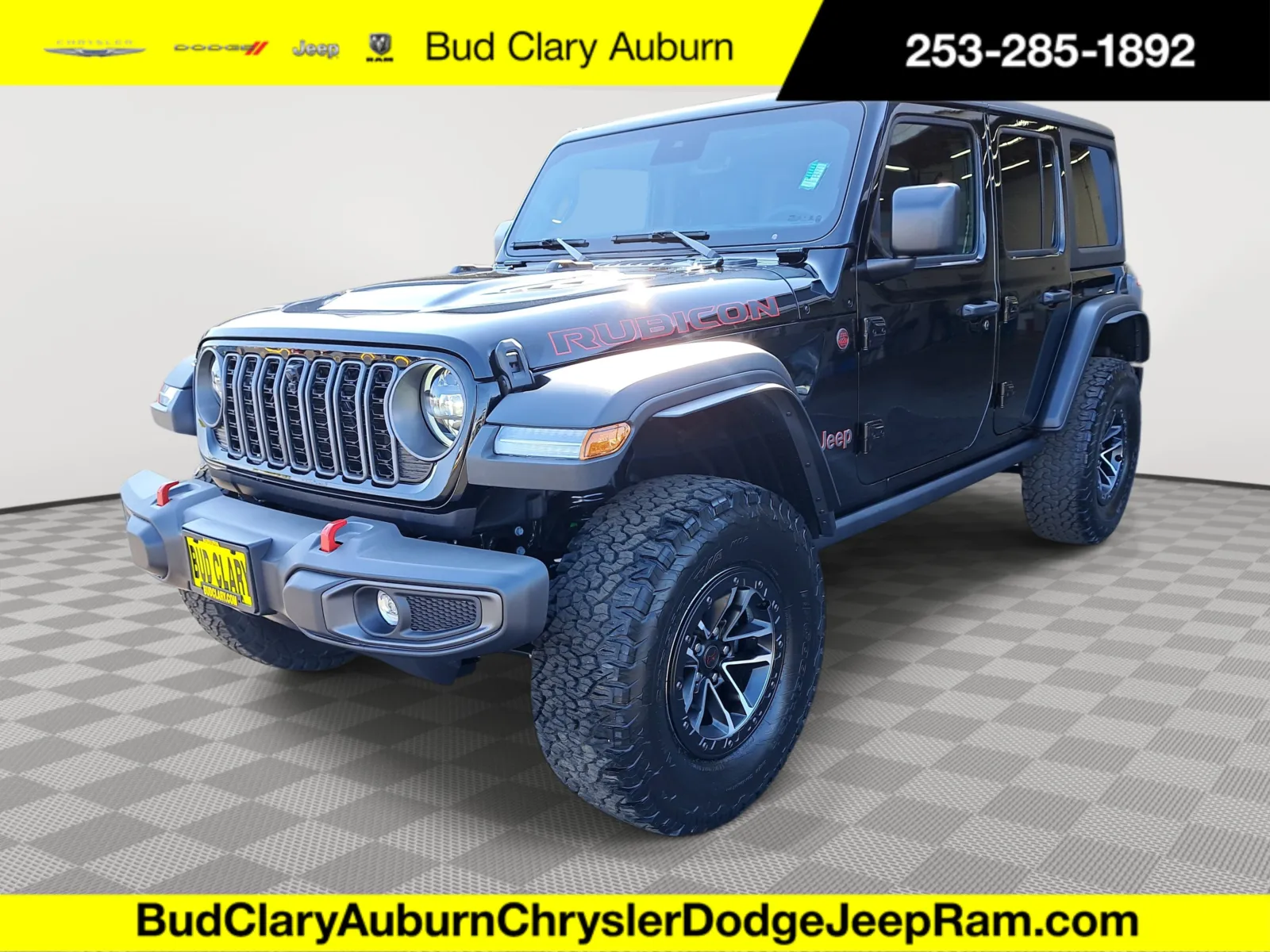 Black 2025 Jeep Wrangler Rubicon for sale in Auburn, WA