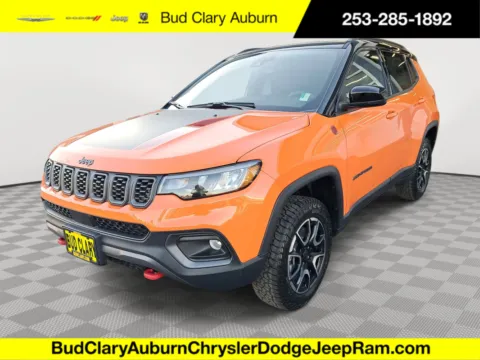 Orange 2026 Jeep Compass Trailhawk for sale in Auburn, WA