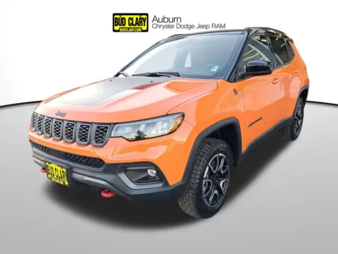 Orange 2026 Jeep Compass Trailhawk for sale in Auburn, WA