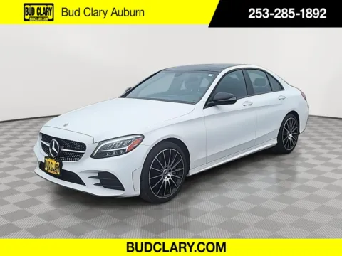 White 2019 Mercedes-Benz C-Class C 300 for sale in Auburn, WA