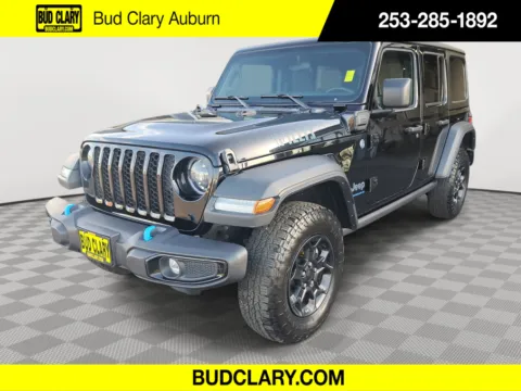 Black 2023 Jeep Wrangler 4xe Base 4xe for sale in Auburn, WA