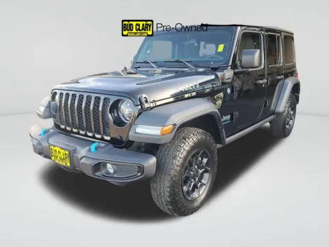 Black 2023 Jeep Wrangler Base 4xe for sale in Auburn, WA