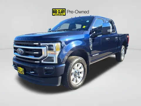 Blue 2022 Ford F-350SD Platinum for sale in Auburn, WA