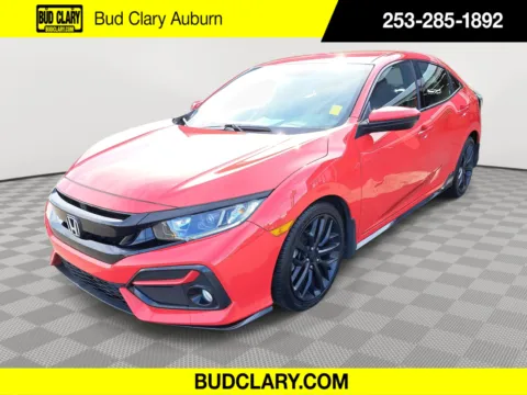 Red 2020 Honda Civic Hatchback Sport for sale in Auburn, WA