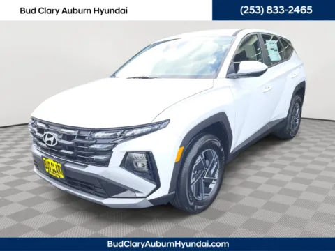 White 2026 Hyundai Tucson Hybrid Blue SE for sale in Auburn, WA