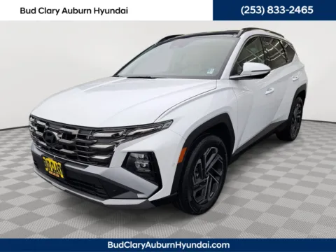 White 2026 Hyundai Tucson Hybrid Limited for sale in Auburn, WA