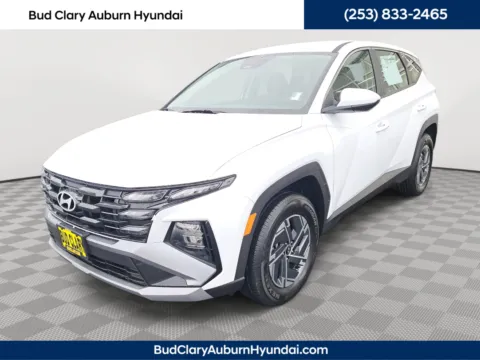 White 2026 Hyundai Tucson Hybrid Blue SE for sale in Auburn, WA