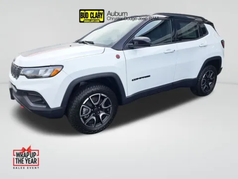 White 2026 Jeep Compass Trailhawk for sale in Auburn, WA